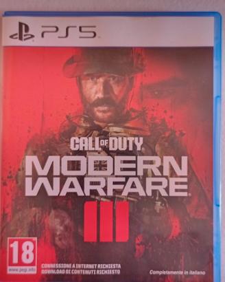 Ps5 call of duty modern warfare 3