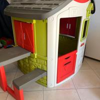 casetta Smoby Jura lodge con tavolo esterno