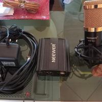 Microfono Neewer con Alimentatore Phantom Neewer