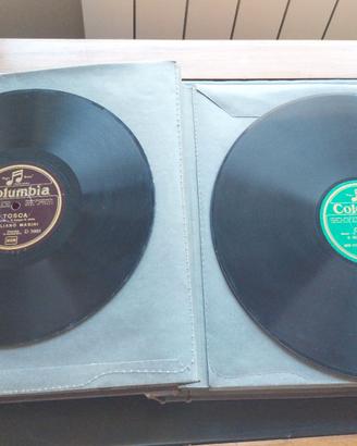dischi 78 giri (numero 12) con custodia originale