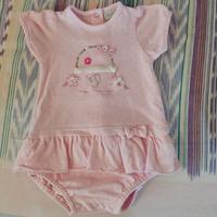 Body bianco "Petit Bateau" e rosa "Pastello"