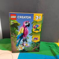 lego pappagallo esotico rosa