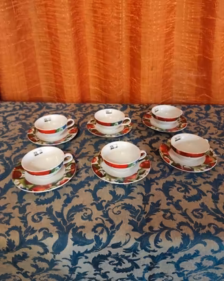 Tazzine caffè dodici pezzi