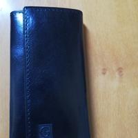 Portachiavi nero in pelle a 6 ganci Galitzine