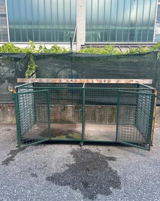 BOX TRASPORTO CANI CON ROTELLE