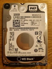HDD WD 320 GB per laptop 