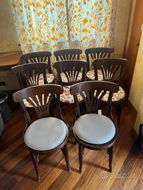 Set 8 Sedie in Legno di Ciliegio