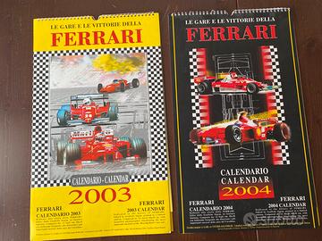 Calendario Ferrari da collezione anno 2003-2004