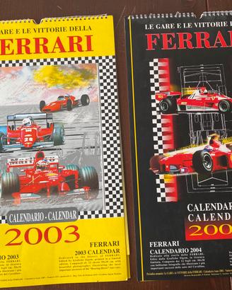 Calendario Ferrari da collezione anno 2003-2004