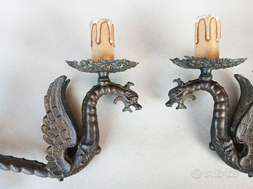 Applique gotiche con drago