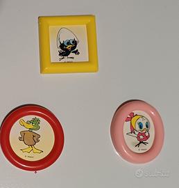 TRIS CORNICETTE VINTAGE CALIMERO ED AMICI - PAGOT