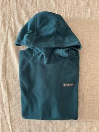 Felpa Columbia in pile con cappuccio