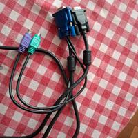CAVO PS2 VGA D-SUB 2,0 M SERVER KVM ADATTATORE PRO