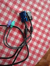 CAVO PS2 VGA D-SUB 2,0 M SERVER KVM ADATTATORE PRO