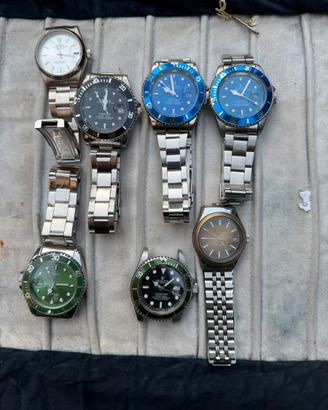 Lotto orologi clone dichiaratamente non originali