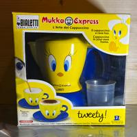 Bialetti Tweety 2 tazze caffettiera cappuccino