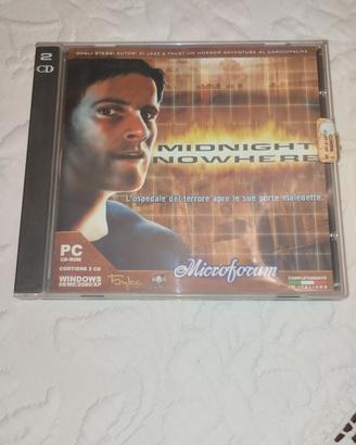 Midnight Nowhere PC CD-ROM Vintage 2004 Horror ITA
