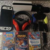 SWITCH OLED BIANCA+ ACCESSORI E GIOCHI