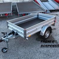 Rimorchio per auto patente B 202x108 utili