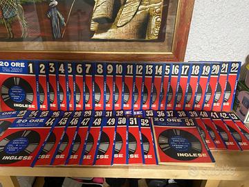 Corso tedesco,inglese,francese con disco vintage