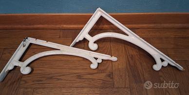 Coppia mensole in ghisa