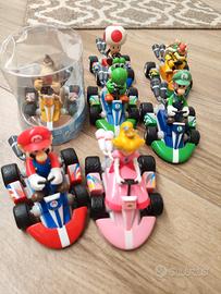 set 7 kart super mario Action Figure 