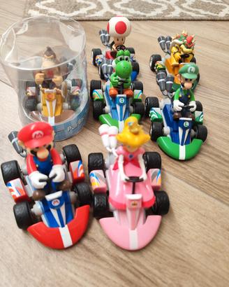 set 7 kart super mario Action Figure 