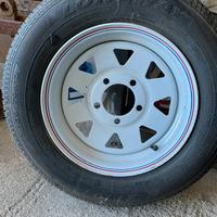 4 crechi gommati compreso 4 mozzi