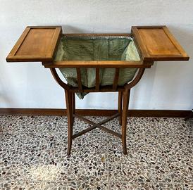 MOBILETTO A CESTINO ANTICO PER RICAMO