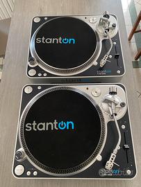 Coppia Giradischi Stanton T.90 USB + Flight Case