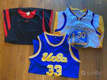 3 CANOTTE maglia maglietta basket nba adidas Curry Sports In vendita a Roma