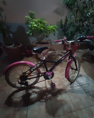 bici da bambina btwin usata poche volte cambio shi