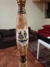 Lampada da terra vintage anni '60/'70 in ceramica