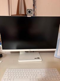 Computer PC schermo bianco mouse tastiera