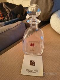 bottiglia vetro murano Carlo Moretti con garanzia