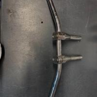 Manubrio drag bar con Riser De Pretto Moto