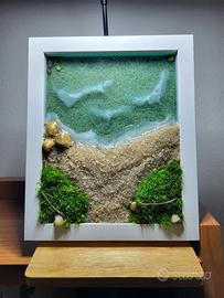 Quadro paesaggio marino