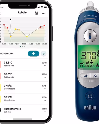 Braun ThermoScan 7 Termometro Auricolare Connect