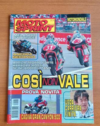 Motosprint 1998 valentino rossi tetsuya harada mar