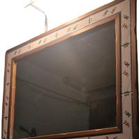 specchio con faretto 