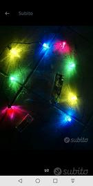 luci led fatte ghirlanda pigna pigne