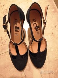 Scarpe décolleté blu eleganti