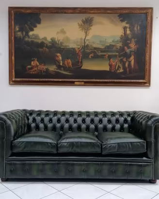 chesterfield chester inglese originale verde 