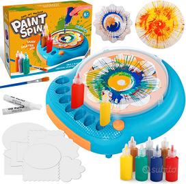 macchina per dipingere spin art per bambini