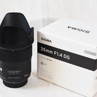 Sigma 35mm f/1.4 DG HSM ART, attacco Nikon