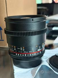 SAMYANG 85mm f1.5 AS IF UMC II