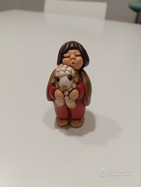 Pastore rosso presepe Thun fuori produzione