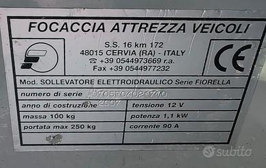 Rampa pieghevole per auto