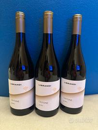 3 bottiglie di vino bianco Librandi Critone
