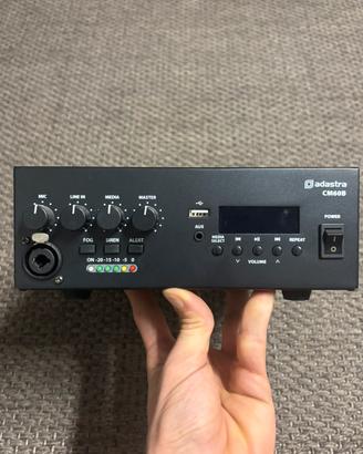 Amplificatore Mixer Adastra CM60B – 60W